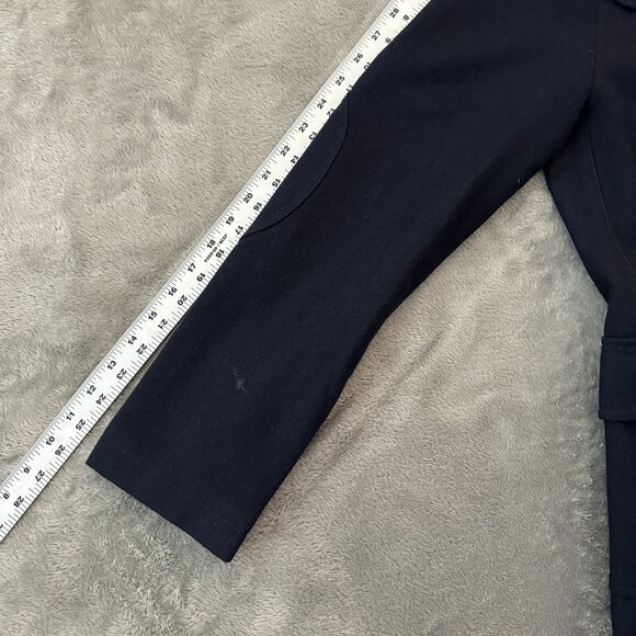 Comme De Garcons Homme Plus Nautical Jacket Coat XL Toggle Navy Blue Cotton 2009 - Picture 8 of 13